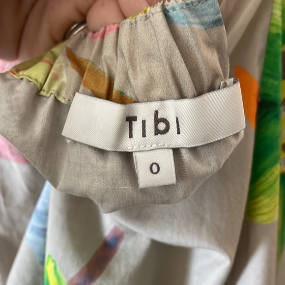 COPY - Tibi Linnea floral poplin halter midi dress Sz 0 - Picture 5 of 6